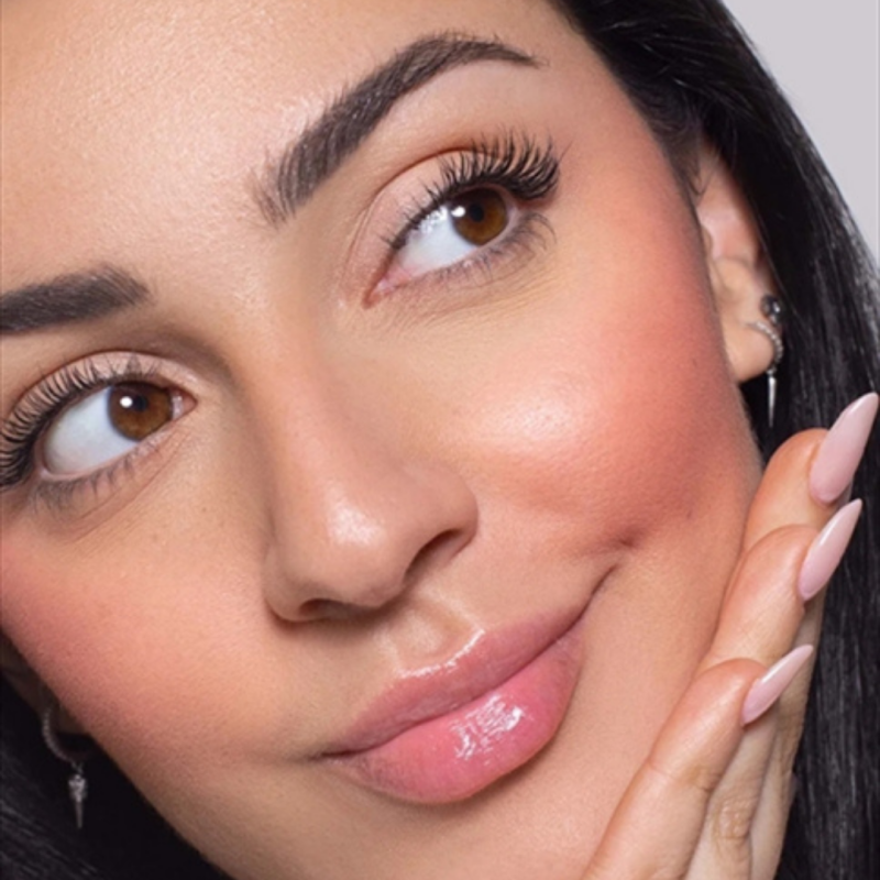 Astra Make-Up blush placement guide